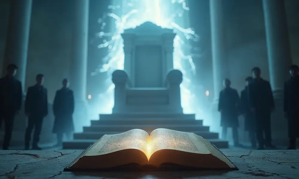 The Final Judgment throne from Revelation 20:12