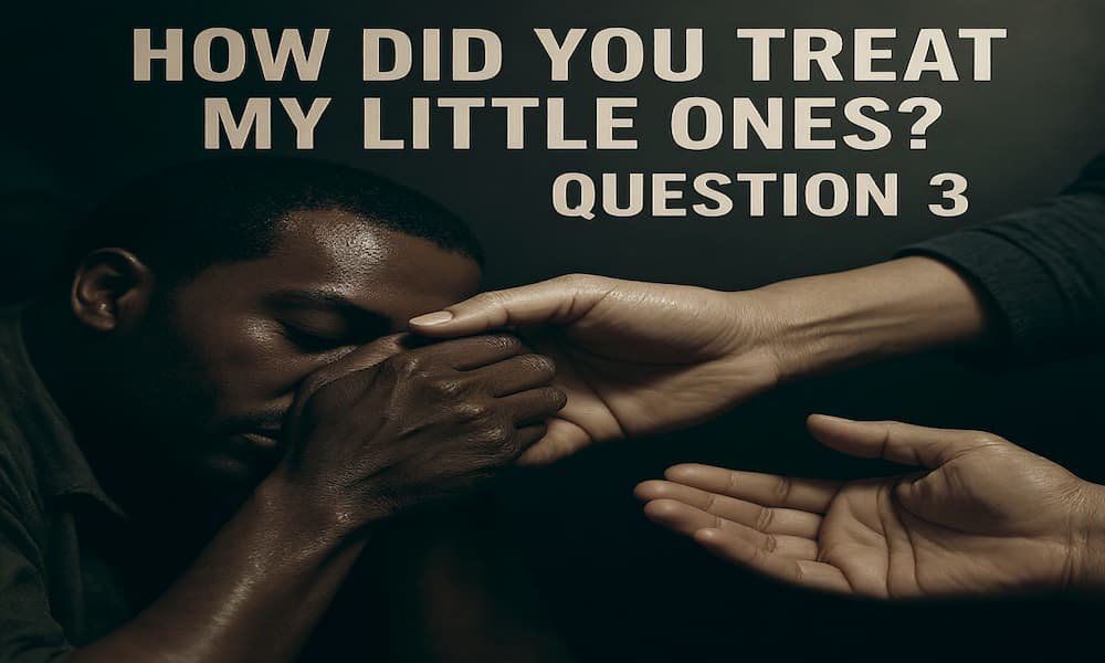 Helping the poor and marginalized" / Description: "Jesus identifies with the 'least of these