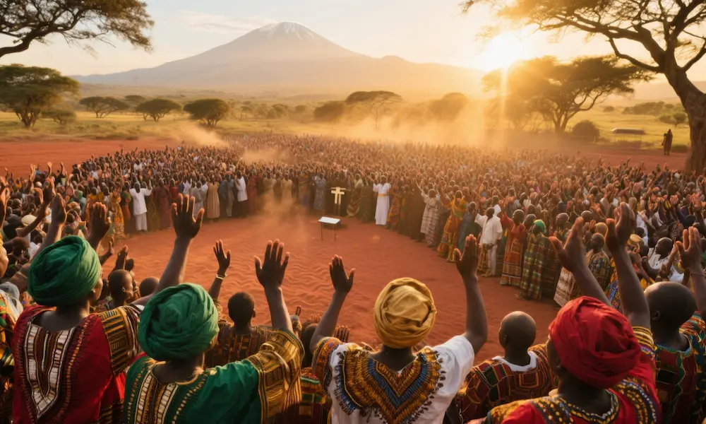 Sub-Saharan Africa Christian population growth 2025 largest Christian region statistics