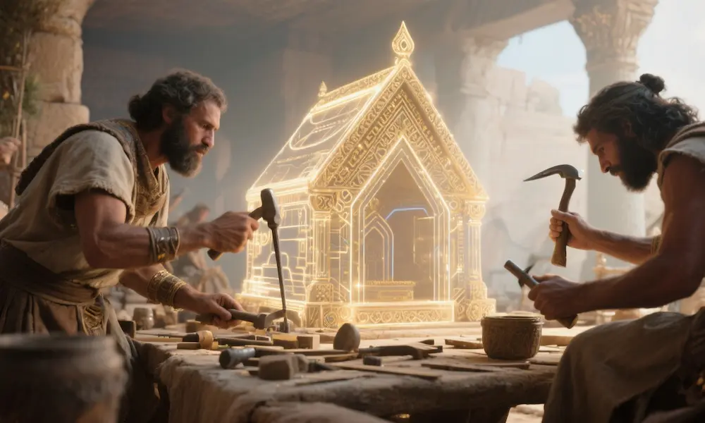 Biblical craftsmanship reimagined through technological lens