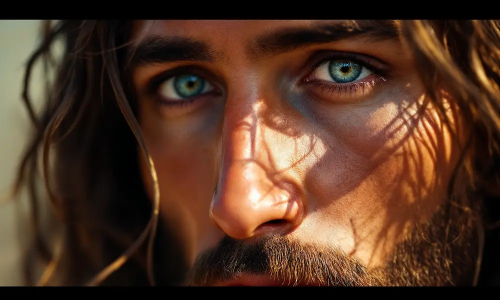 image of Jesus closeup
