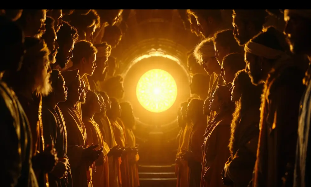 Cinematic representation of universal wisdom about purity across cultures