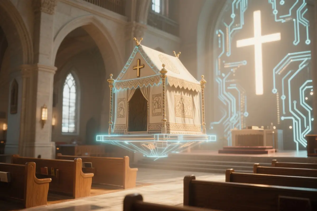 Modern church exploring technology's spiritual dimensions