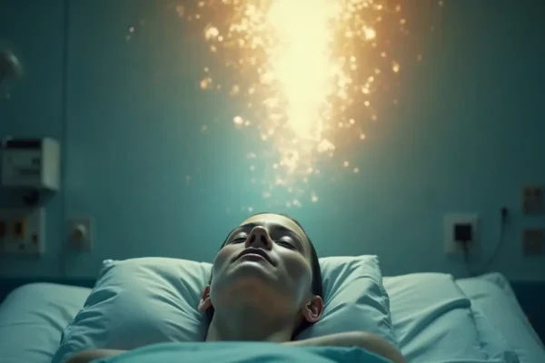 The moment the soul leaves the body, as described in Ecclesiastes 12:7