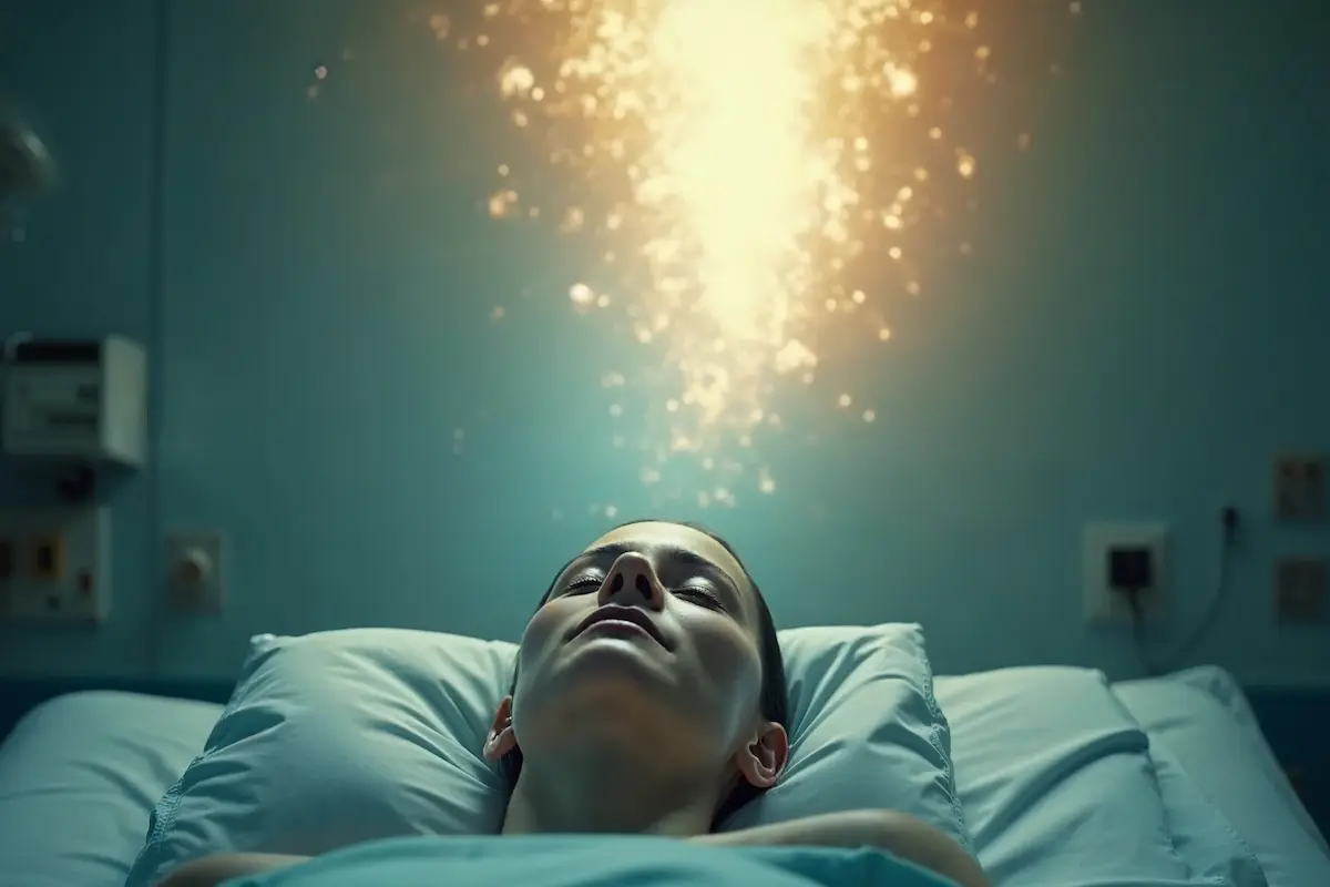 The moment the soul leaves the body, as described in Ecclesiastes 12:7