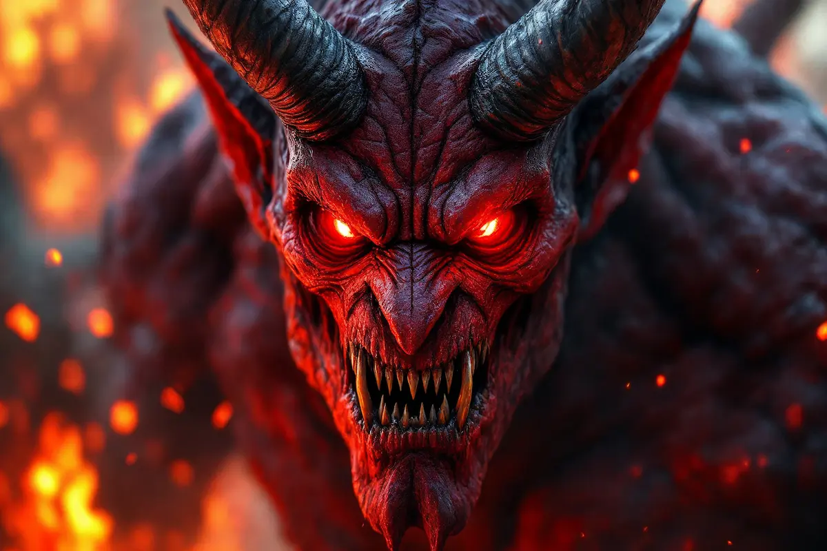 Cinematic portrait of the Seven Princes of Hell representing the Deadly Sins.